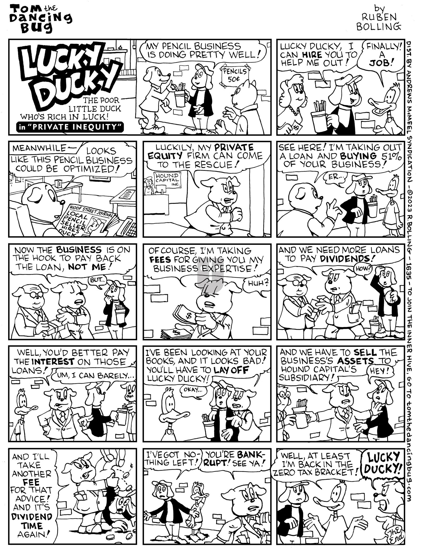 Tom the Dancing Bug - Monday May 8, 2023 Comic Strip