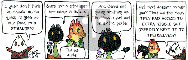 Breaking Cat News on Wednesday January 8, 2020 Comic Strip