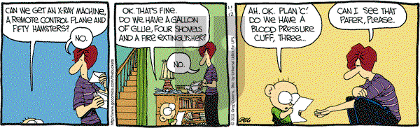 The Buckets on Saturday November 12, 2011 Comic Strip