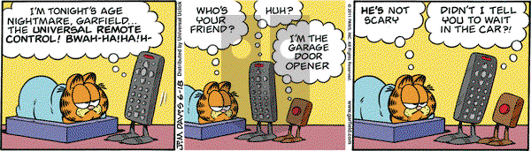 Garfield - Saturday June 18, 2011 Comic Strip
