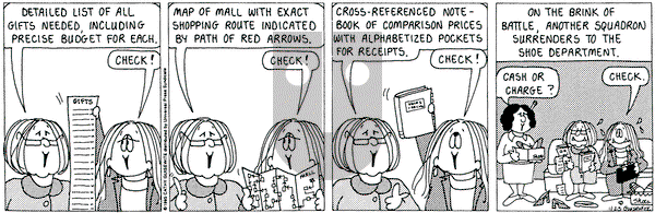 Cathy Classics on Saturday November 25, 1995 Comic Strip