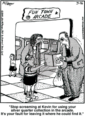 Close to Home on Wednesday March 16, 2005 Comic Strip
