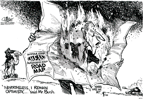 Pat Oliphant on Wednesday June 11, 2003 Comic Strip