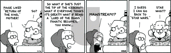 FoxTrot on Saturday December 20, 2003 Comic Strip
