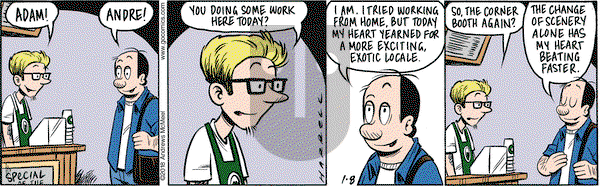 Adam@Home on Monday January 8, 2018 Comic Strip