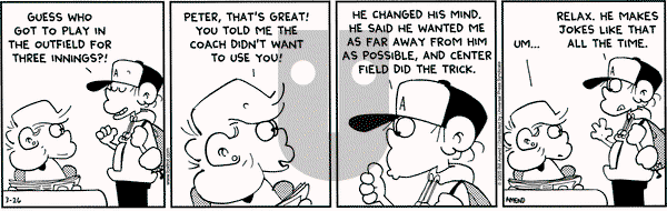 FoxTrot - Saturday March 26, 2005 Comic Strip