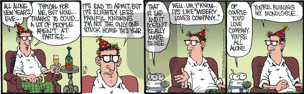 Monty on Thursday December 31, 2020 Comic Strip