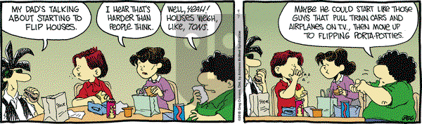 The Buckets on Saturday April 7, 2018 Comic Strip