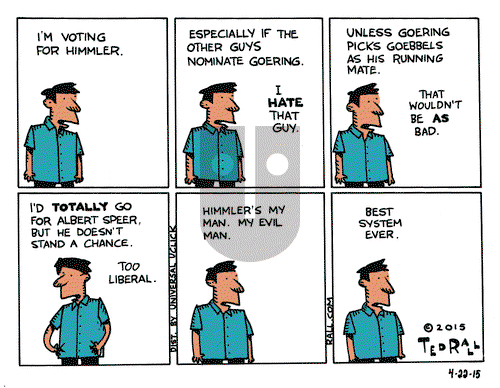 Ted Rall on Wednesday April 22, 2015 Comic Strip