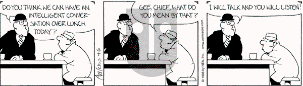 The Born Loser on Monday April 6, 1998 Comic Strip