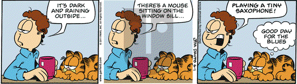 Garfield on Wednesday June 1, 2011 Comic Strip