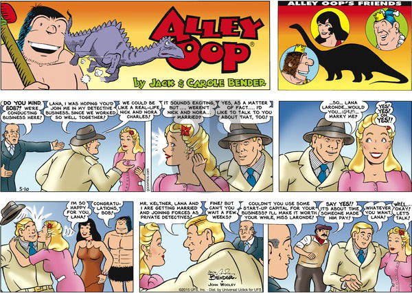 Alley Oop on Sunday May 10, 2015 Comic Strip