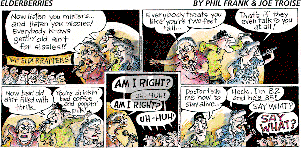 The Elderberries on Sunday January 2, 2005 Comic Strip
