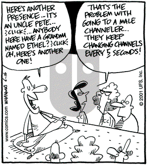 Reality Check on Saturday June 16, 2001 Comic Strip
