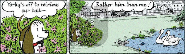 Fred Basset on Saturday August 21, 2021 Comic Strip