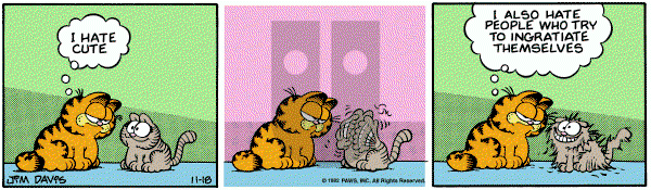 Garfield on Thursday November 18, 1982 Comic Strip