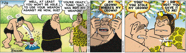 Alley Oop on Saturday July 29, 2017 Comic Strip