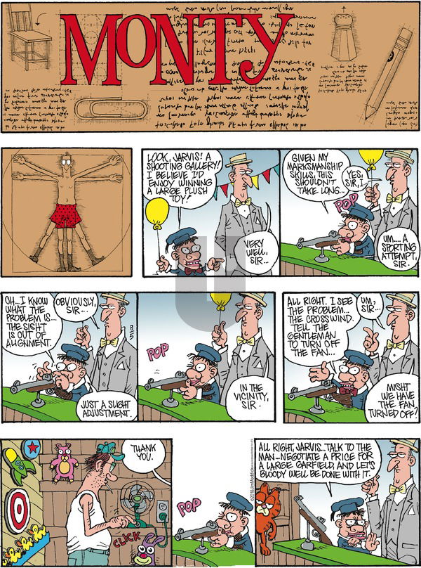 Monty on Sunday August 5, 2018 Comic Strip