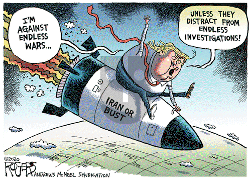 Rob Rogers on Tuesday January 7, 2020 Comic Strip