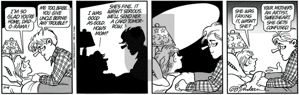 Doonesbury on Saturday November 4, 1995 Comic Strip