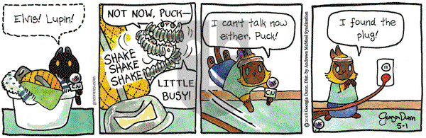 Breaking Cat News on Tuesday May 1, 2018 Comic Strip