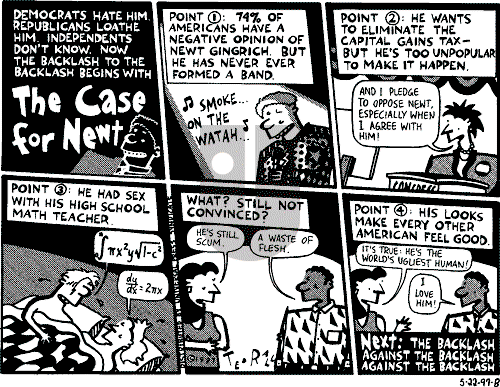 Ted Rall on Monday May 26, 1997 Comic Strip