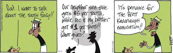 The Knight Life on Saturday October 13, 2018 Comic Strip