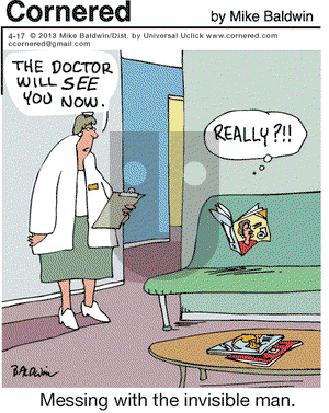 Cornered on Wednesday April 17, 2013 Comic Strip