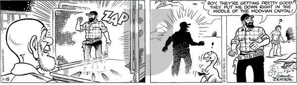Alley Oop on Tuesday July 1, 2003 Comic Strip
