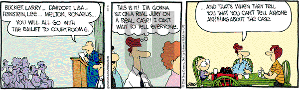 The Buckets on Friday April 4, 2014 Comic Strip