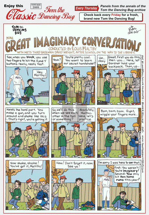 Tom the Dancing Bug on Thursday September 4, 2014 Comic Strip