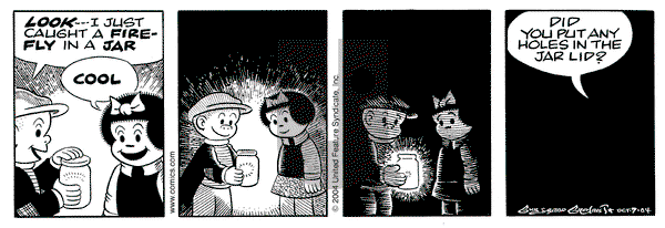 Nancy on Thursday October 7, 2004 Comic Strip