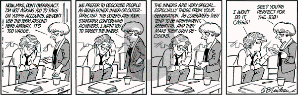 Doonesbury on Thursday March 21, 1985 Comic Strip