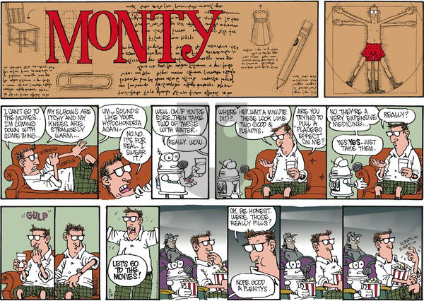 Monty on Sunday February 28, 2016 Comic Strip