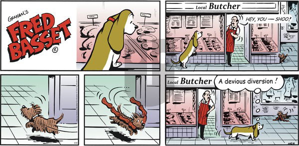 Fred Basset on Sunday September 30, 2018 Comic Strip