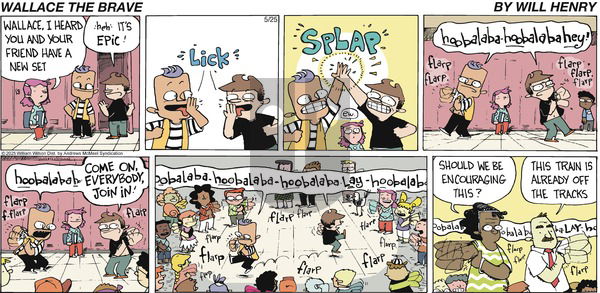 Wallace the Brave on Sunday May 25, 2025 Comic Strip