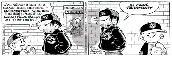 Nancy on Tuesday June 6, 2006 Comic Strip