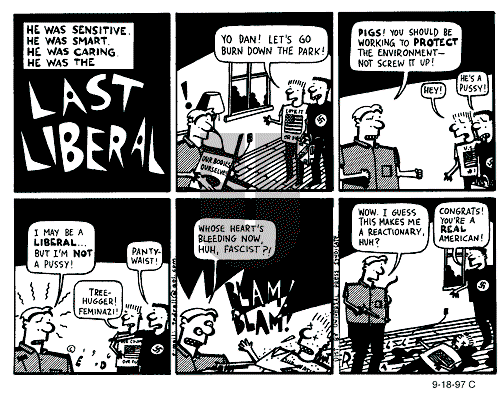 Ted Rall on Monday September 22, 1997 Comic Strip