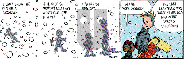 Frazz on Saturday February 12, 2011 Comic Strip