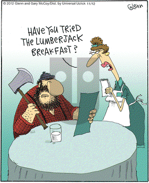 The Flying McCoys on Monday November 12, 2012 Comic Strip