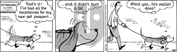 Fred Basset on Friday September 26, 2008 Comic Strip