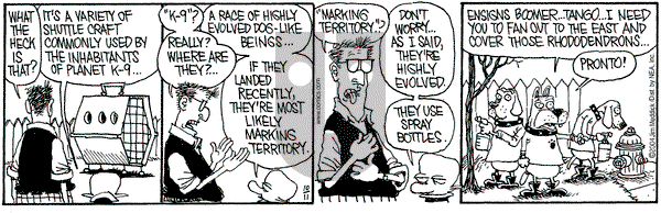 Monty on Monday October 11, 2004 Comic Strip