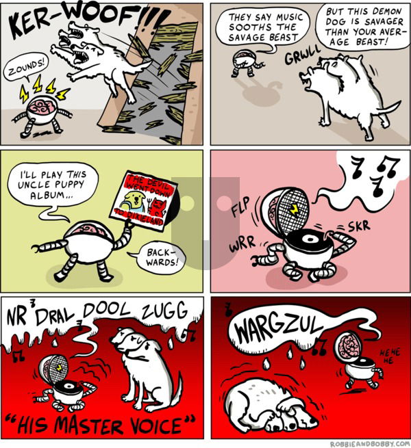 Robbie and Bobby on Thursday December 4, 2025 Comic Strip