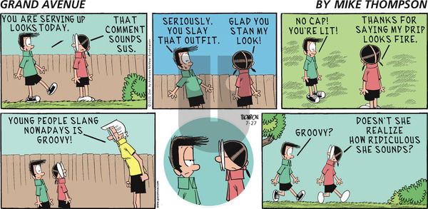 Grand Avenue on Sunday July 27, 2025 Comic Strip