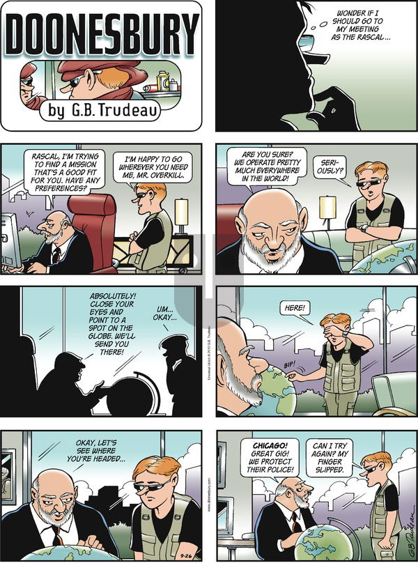 Doonesbury on Sunday September 26, 2010 Comic Strip