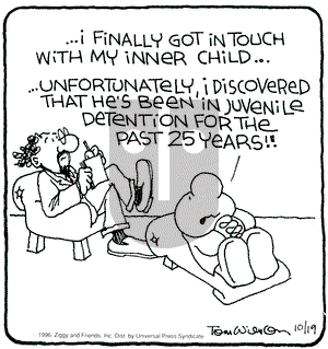 Ziggy on Saturday October 19, 1996 Comic Strip