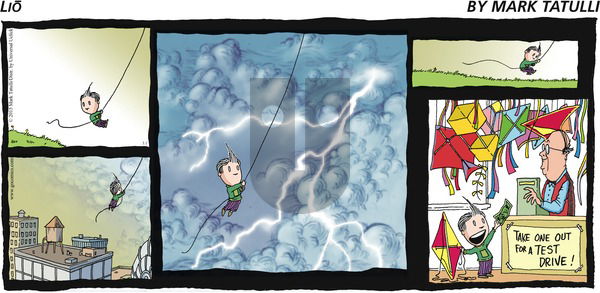 Lio on Sunday March 1, 2015 Comic Strip