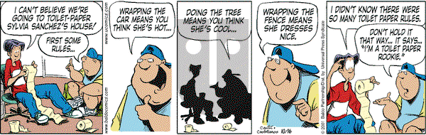 Baldo on Tuesday October 16, 2001 Comic Strip