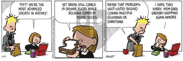 Frazz on Thursday November 11, 2004 Comic Strip