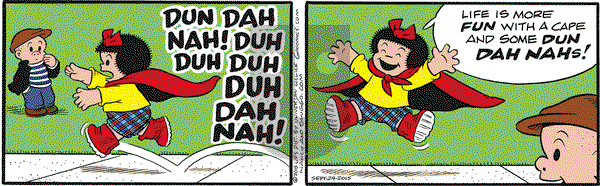 Nancy on Thursday September 24, 2015 Comic Strip